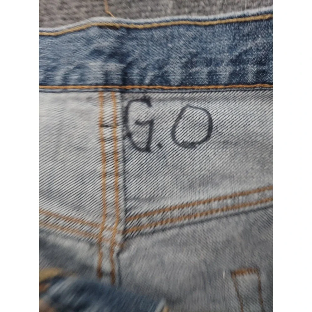 Levis 550 Denim Shorts Mens 36 (40)  Blue Jorts Bermuda Work  Medium Wash Cotton